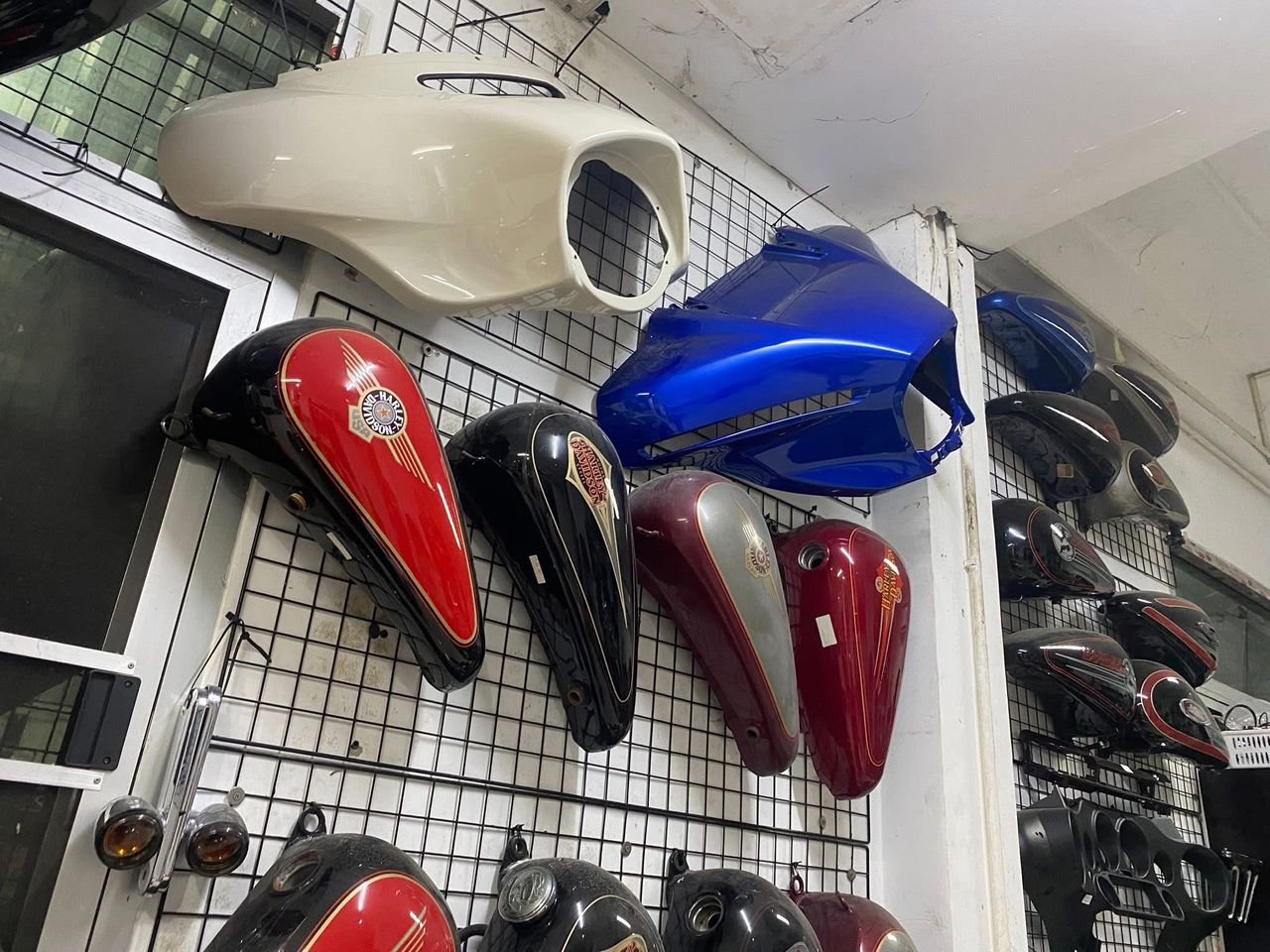 Vintage motorcycle restoration